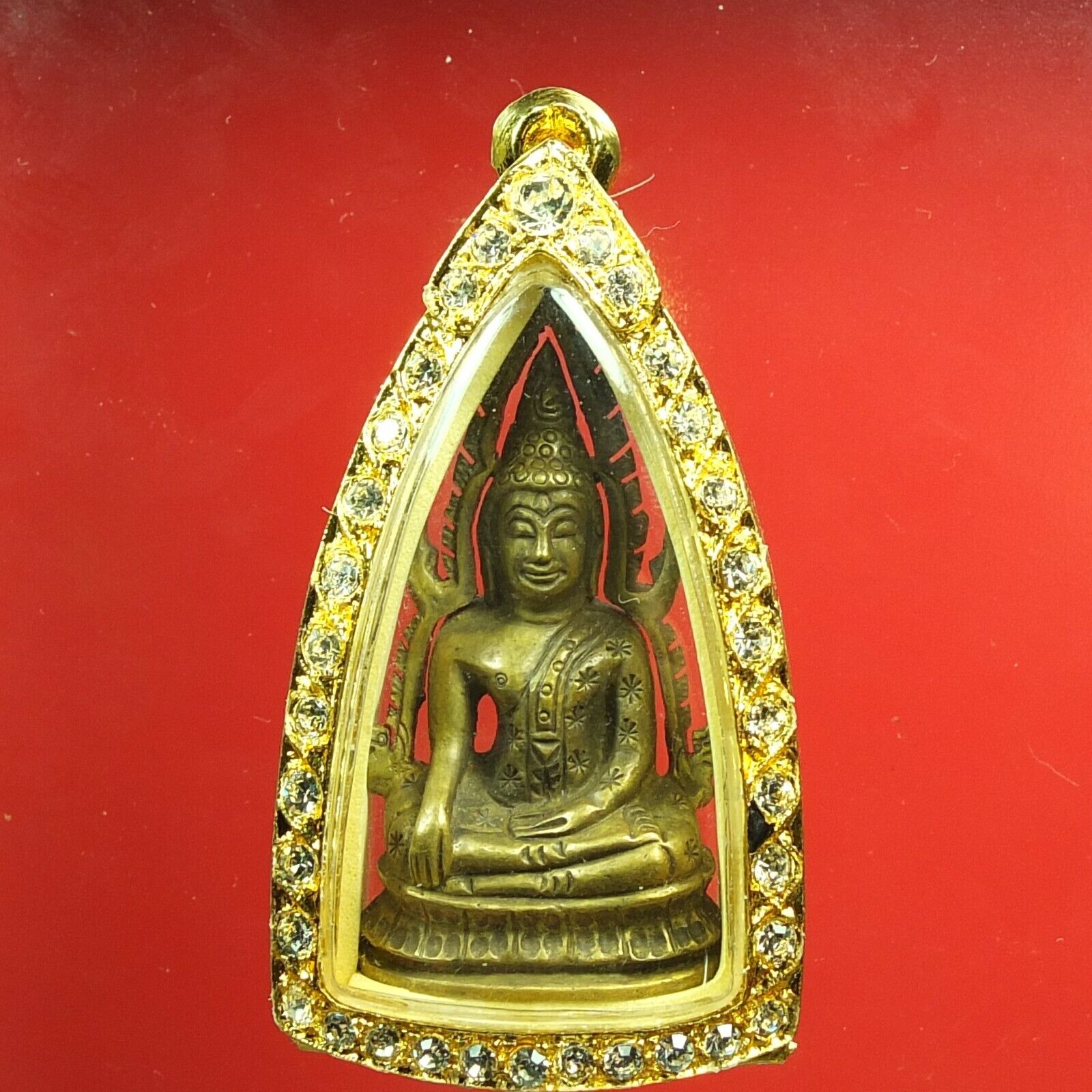 Old Rare Phra Buddha Chinnaraj Indojeen Wat Suthad ,Thai buddha amulet.#4