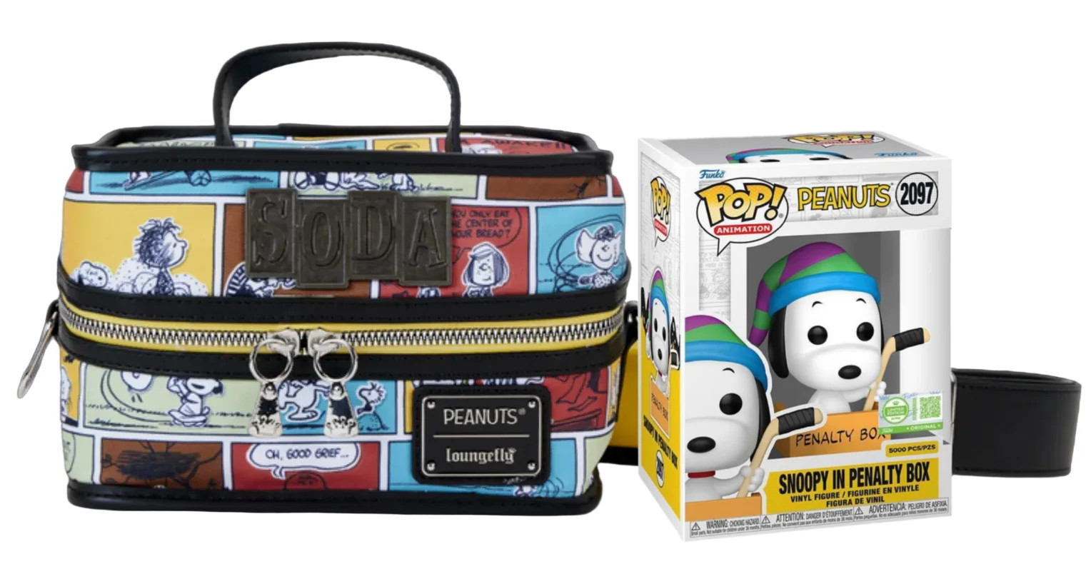 Loungefly Peanuts Cooler & Snoopy Penalty Box #2097 LE5000 Funko Pop Bundle