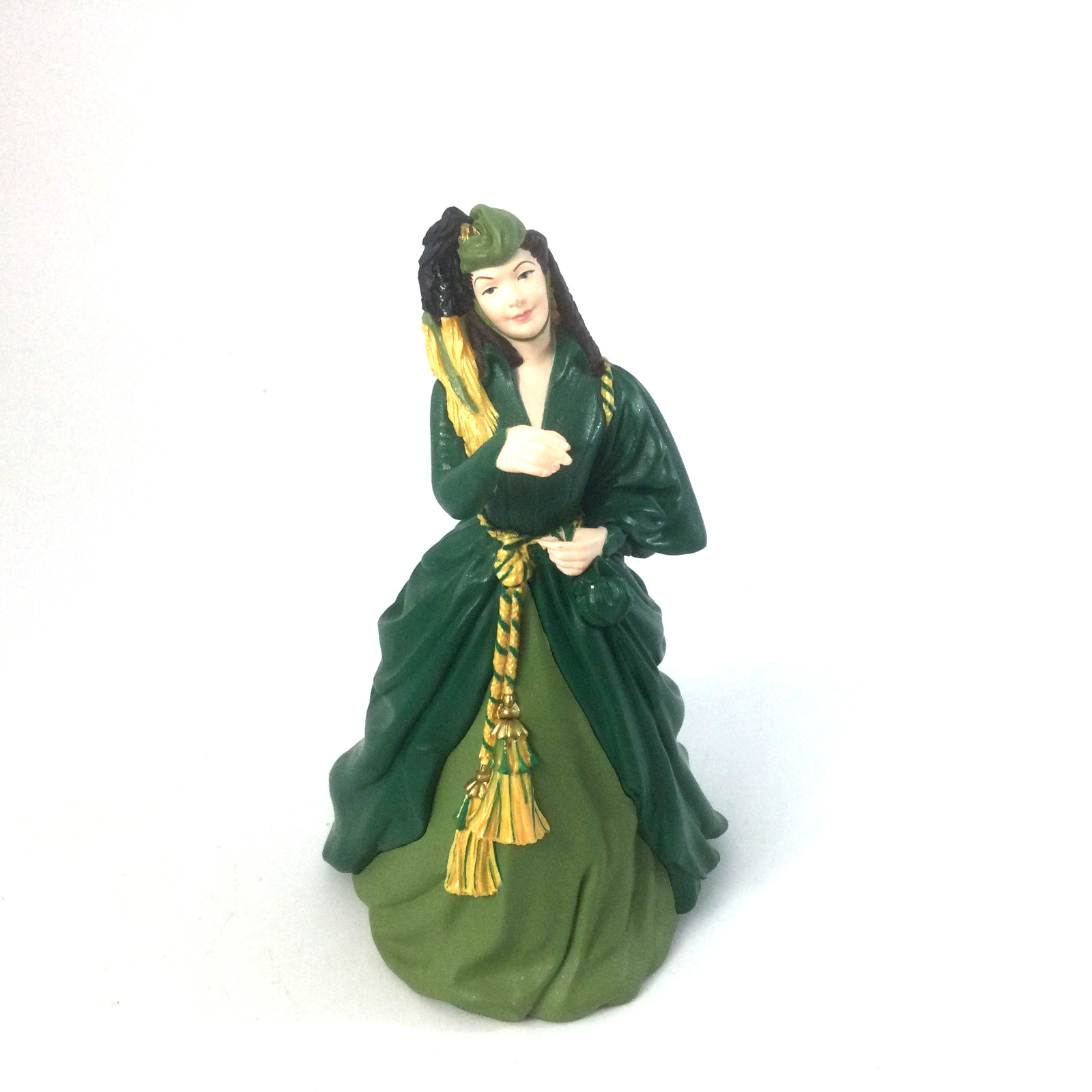 2000 Hallmark Keepsake Hanging Ornament Scarlet O\'Hara Green Dress 4.5\