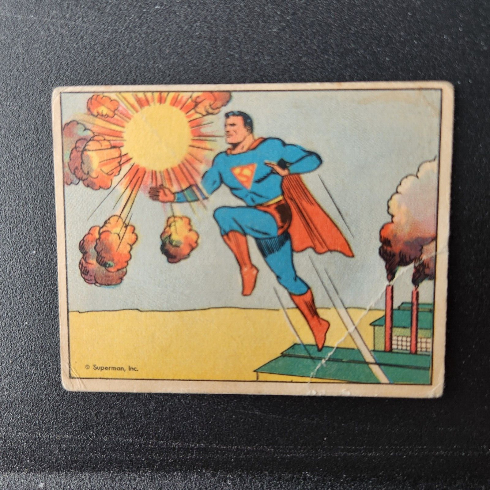1940 Superman Gum #51Superman Vs. The Spies #51 - Tough High Number