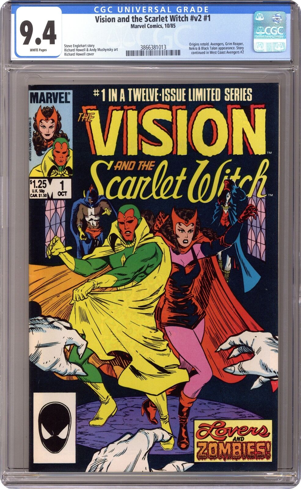 Vision and the Scarlet Witch #1 CGC 9.4 1985 3866381013