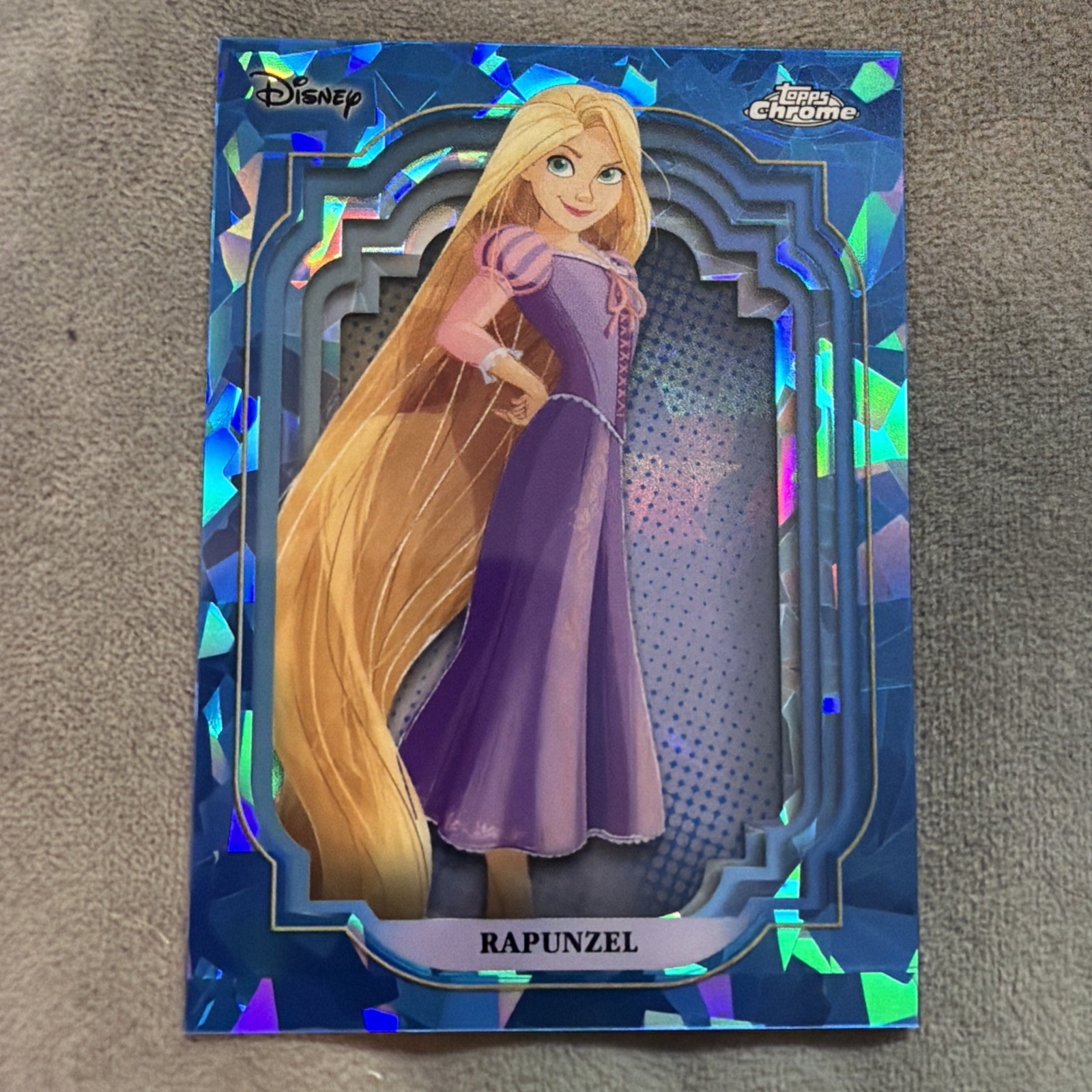 2024 Topps Chrome Disney Sapphire- Rapunzel #139 - Tangled