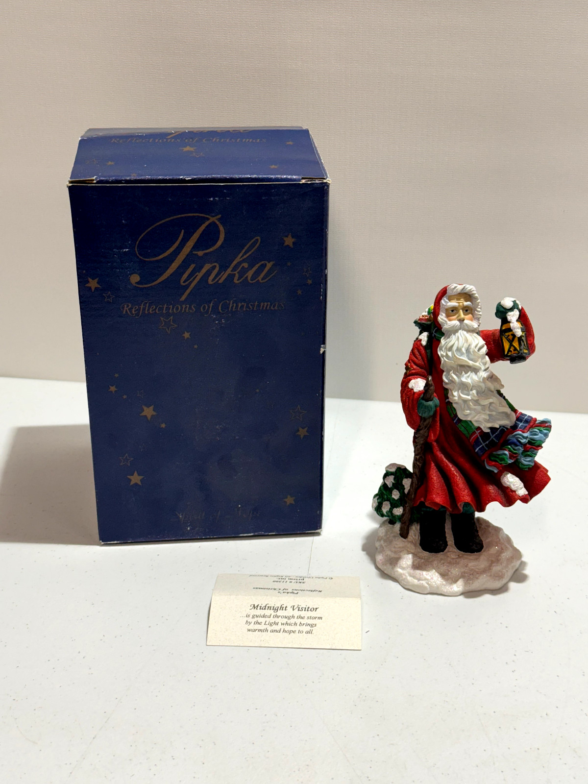 VINTAGE PIPKA SANTAS REFLECTIONS OF CHRISTMAS MIDNIGHT VISITOR #11300 VINTAGE 6