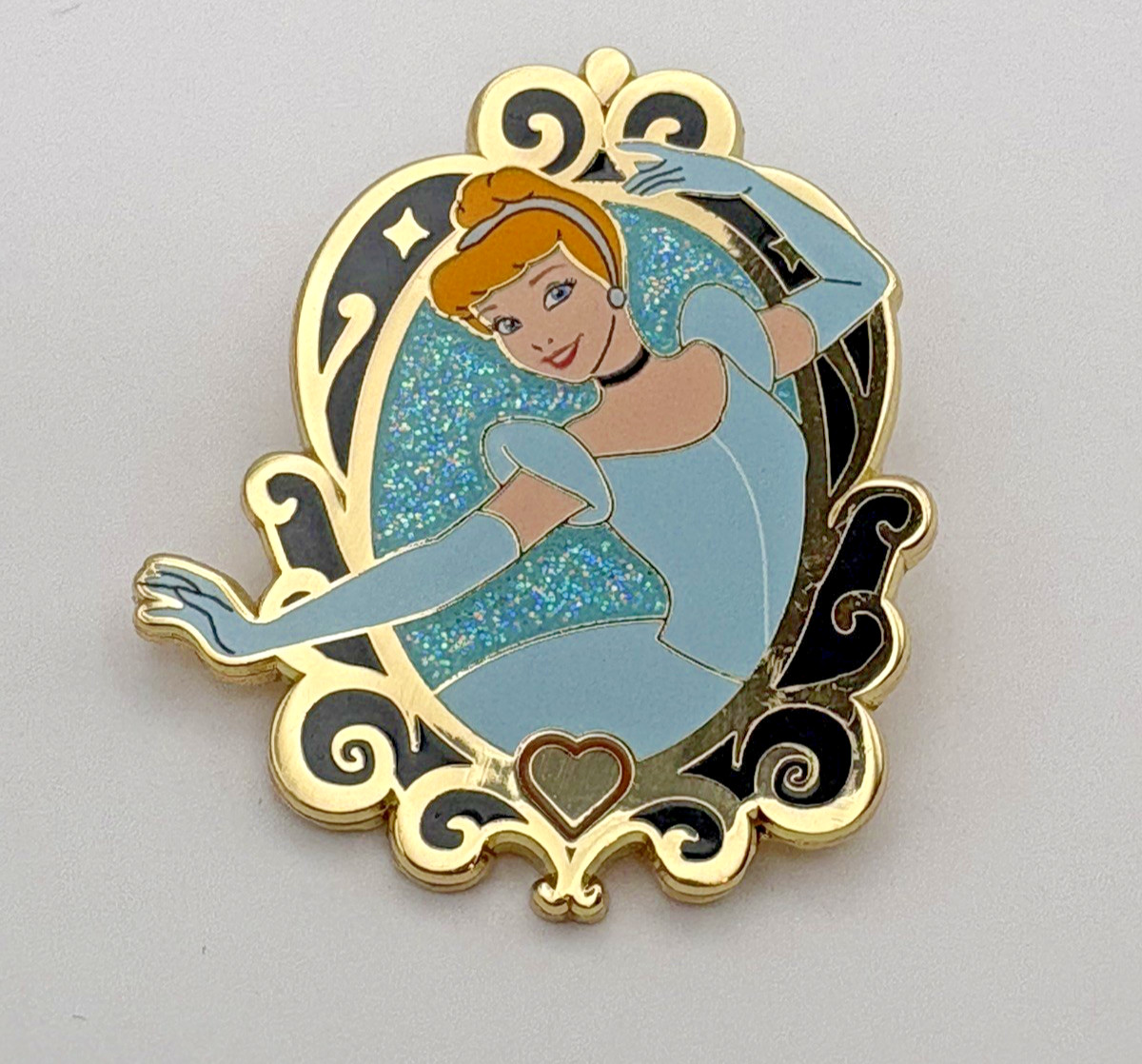 Disney BoxLunch Princess Royal Portrait Blind Box Enamel Pin - Cinderella