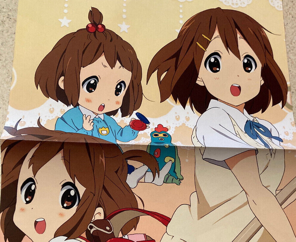 K-On (Yui Hirasawa) + Sekirei (Matsu) 2-Sided Poster Sold by VA Tiffany Grant