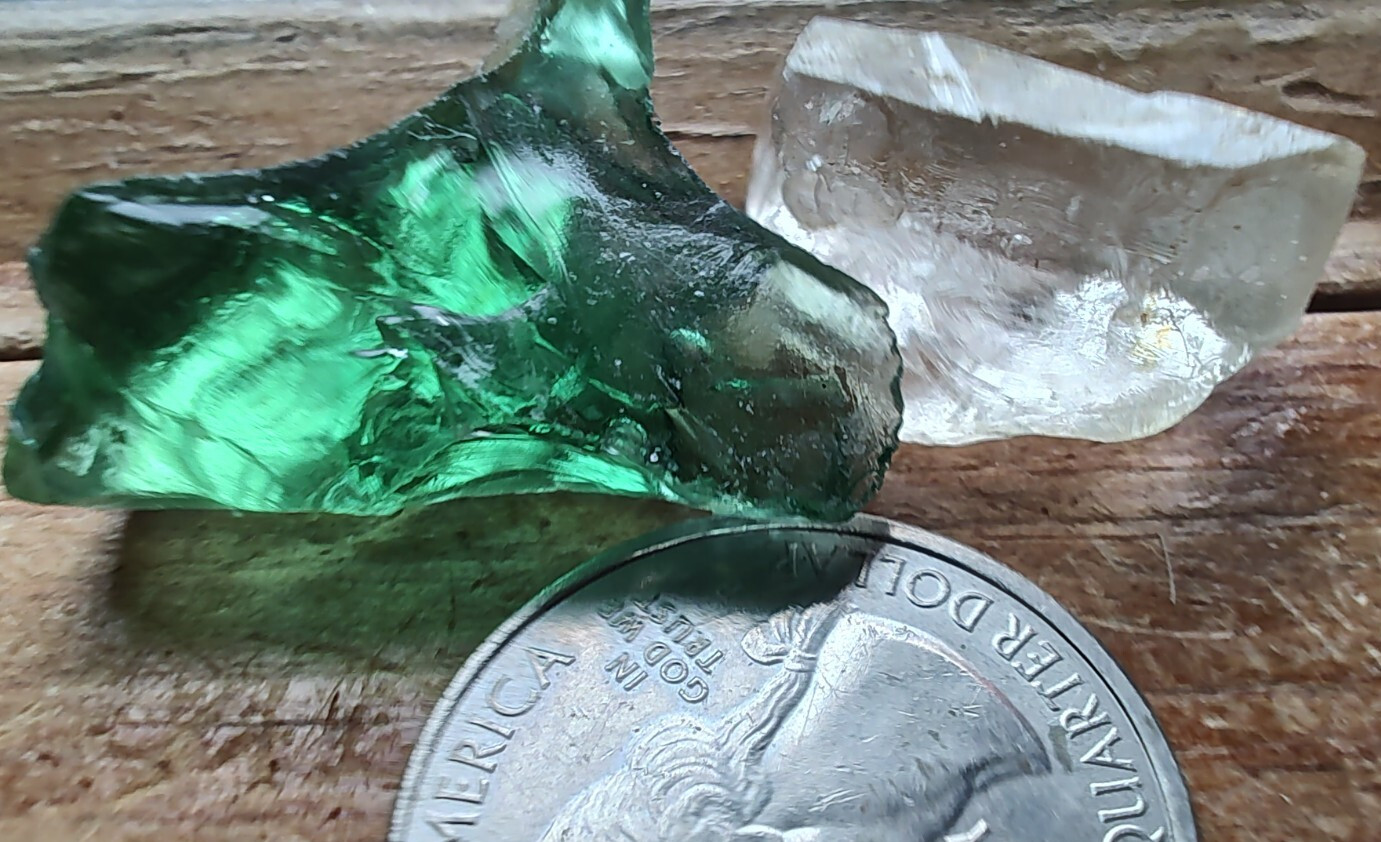 Lady Nellie Andara Twins Mineral Stone Crystal Specimen 9 gram total weight