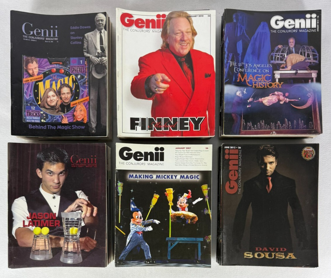 Genii: The Conjurors\' Magazine – 84 Issue Lot (2000–2016) | Magic, Illusion