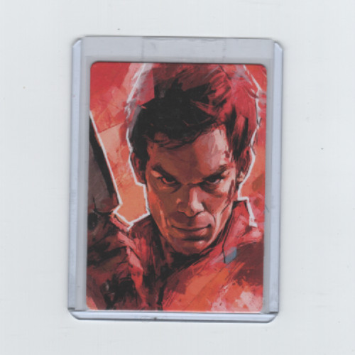 MICHAEL C. HALL/DEXTER ACEO PAINTED SKETCH CARD BY ARTIST PAINTOHOLIC(#3)   1/1