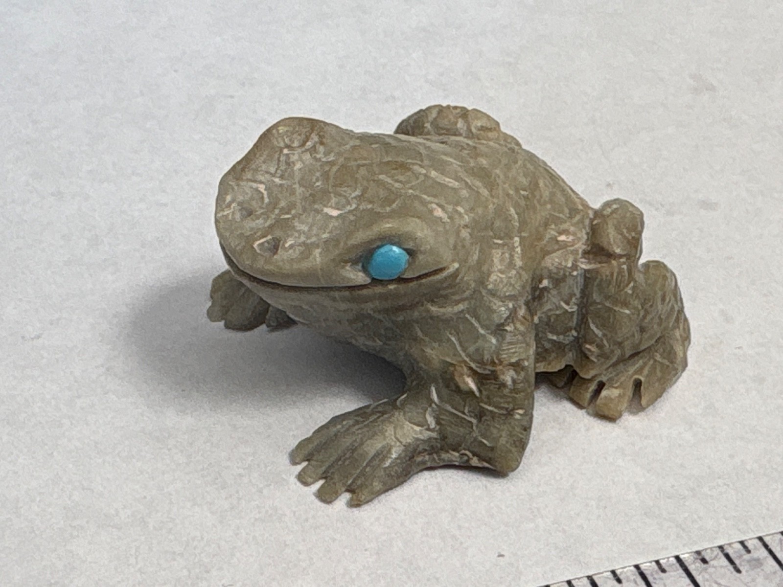 Signed Vintage Zuni Frog Fetish