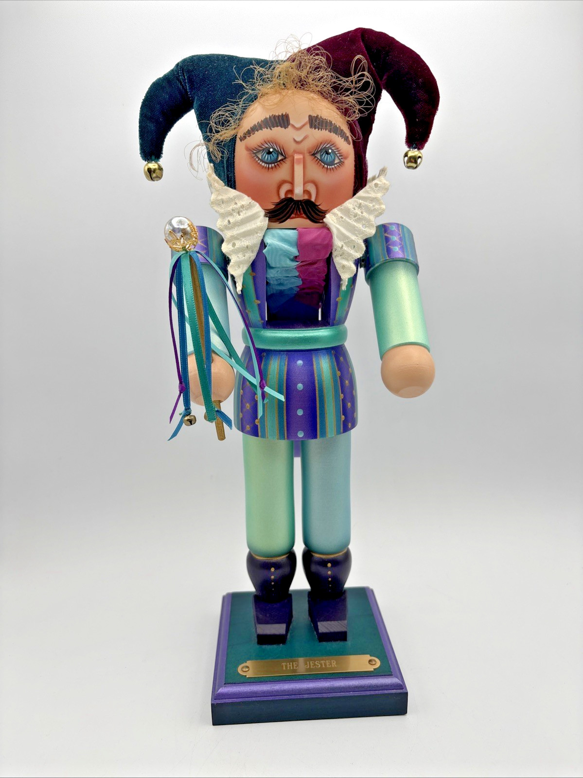 Vintage Susan Milford 1991 Jester Nutcracker Signed 535/2000 Christmas HTF