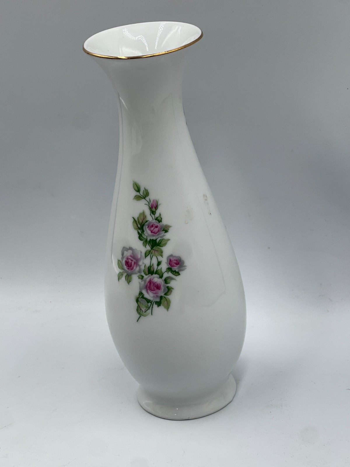 ROYAL PORZELLAN BAVARIA VASE KPM GERMANY HANDERBET ROSE VASE
