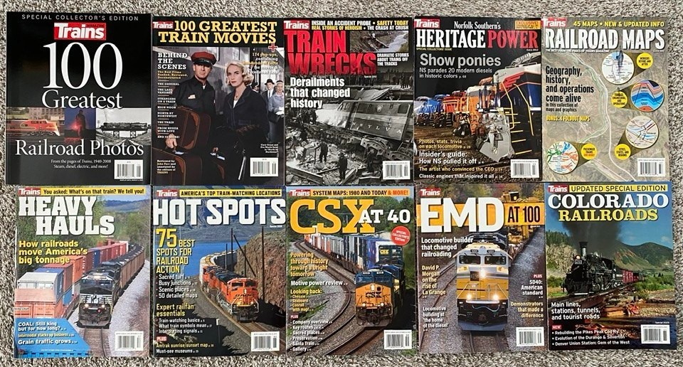 Books/Magazines: Trains Special Issues