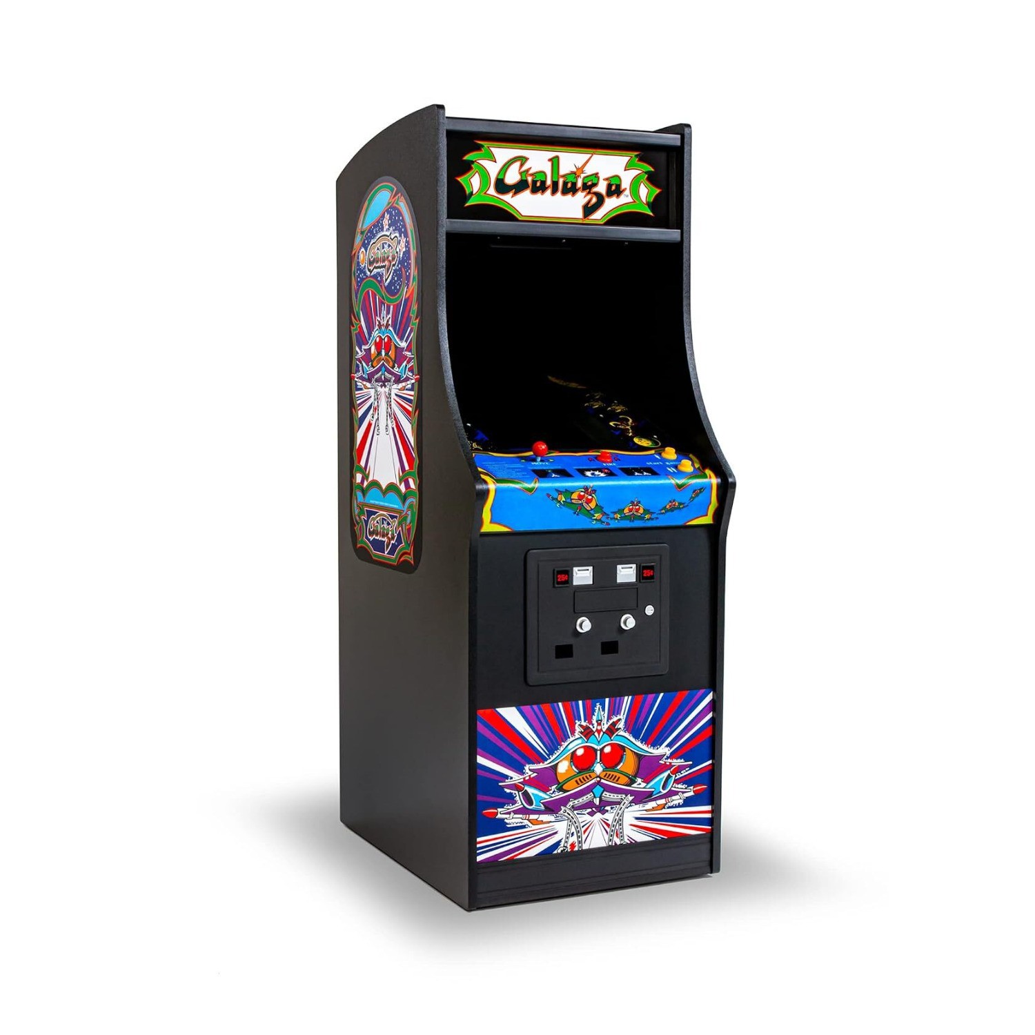 Quarter Arcades Official Galaga 1/4 Sized Mini Arcade Cabinet by Numskull