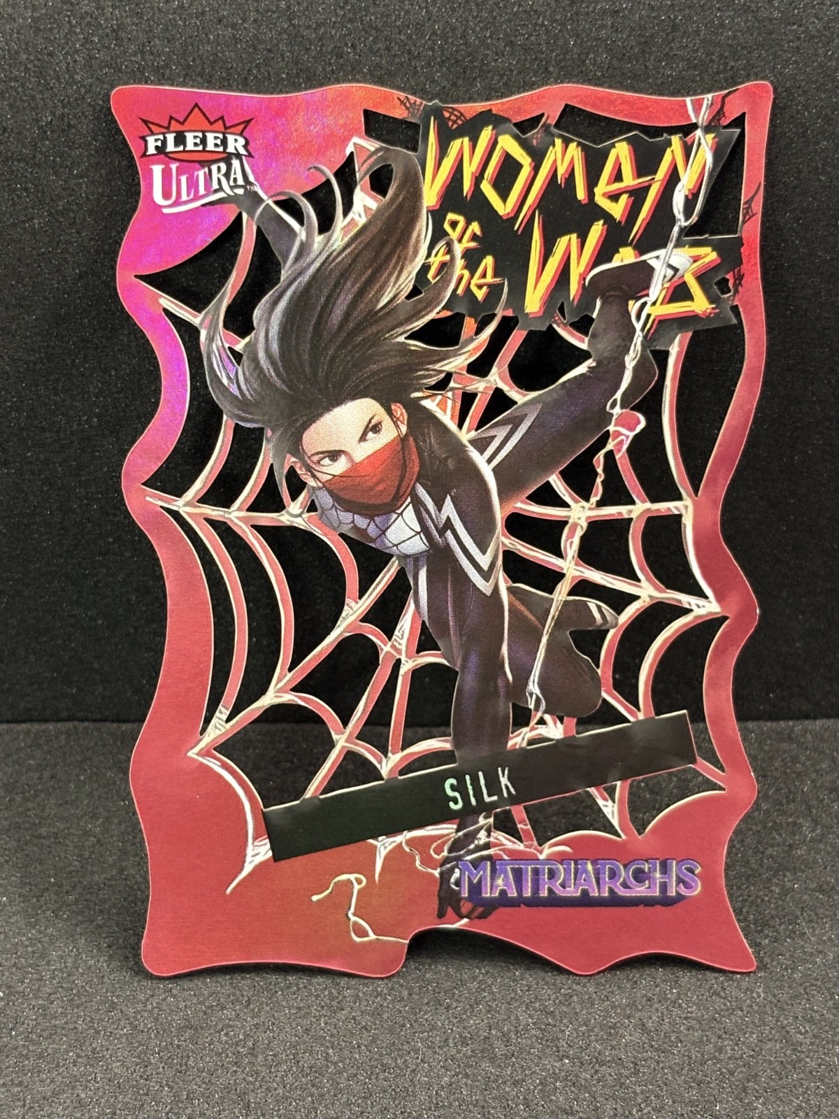 2024 Fleer Ultra Matriarchs Of Marvel Women Of The Web Silk Red SSP 1:240