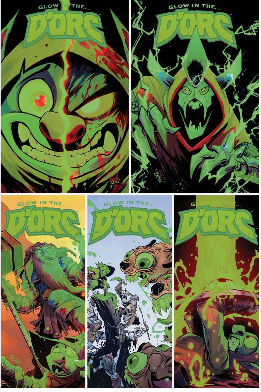 DORC #1-5 GLOW IN THE DORC VARIANT BUNDLE PRE SALE 11/25 