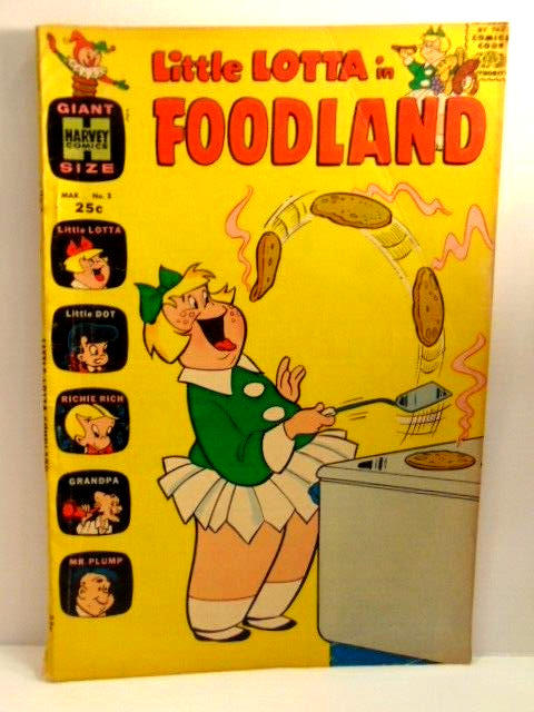Little Lotta in Foodland giant comic book, Vol. 2, #3, Mar 1964; Harvey Comics