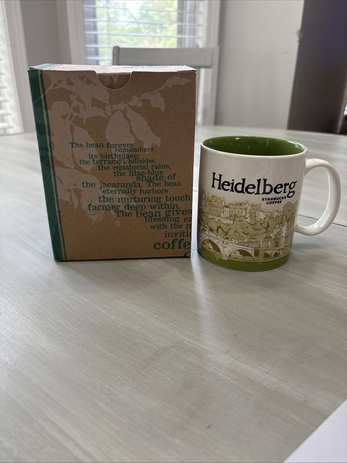 Starbucks Heidelberg Germany Coffee Mug Global Icon Collector Series Green 16oz Starbucks Heidelberg Germany Coffee Mug Global Icon Collector Series Green 16oz