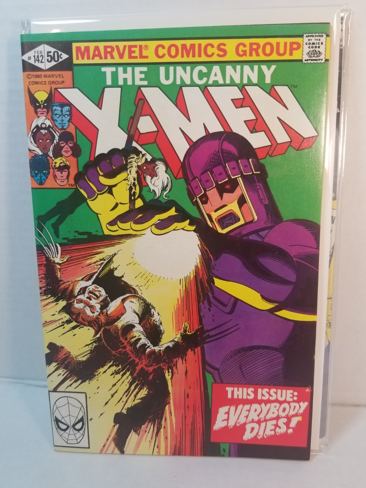 X MEN 142 Marvel 1980 John Byrne Claremont Never Pressed Or Cleaned  High Grade