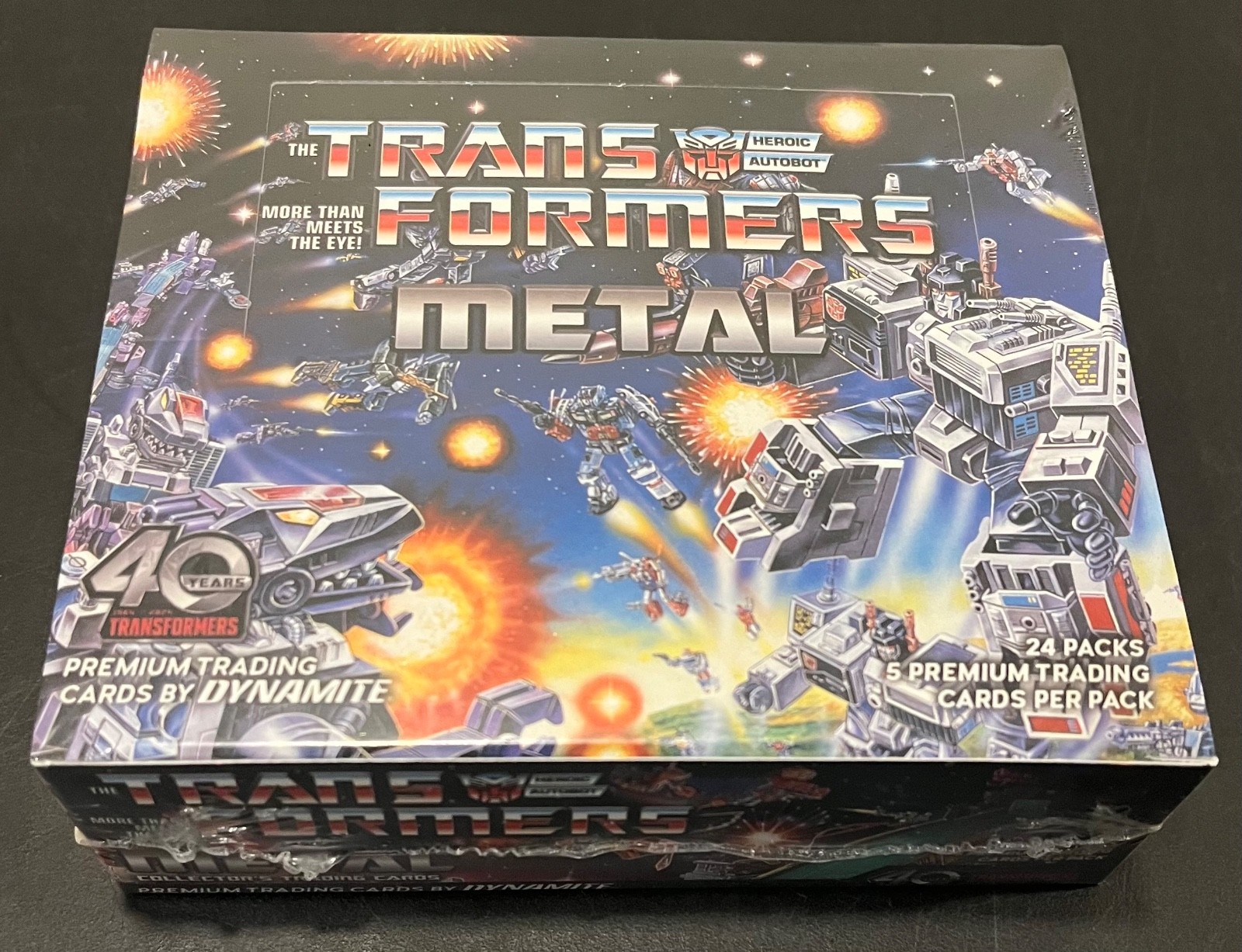 Transformers Metal Collectible Trading Cards: 40th Anniversary Collector Box Set