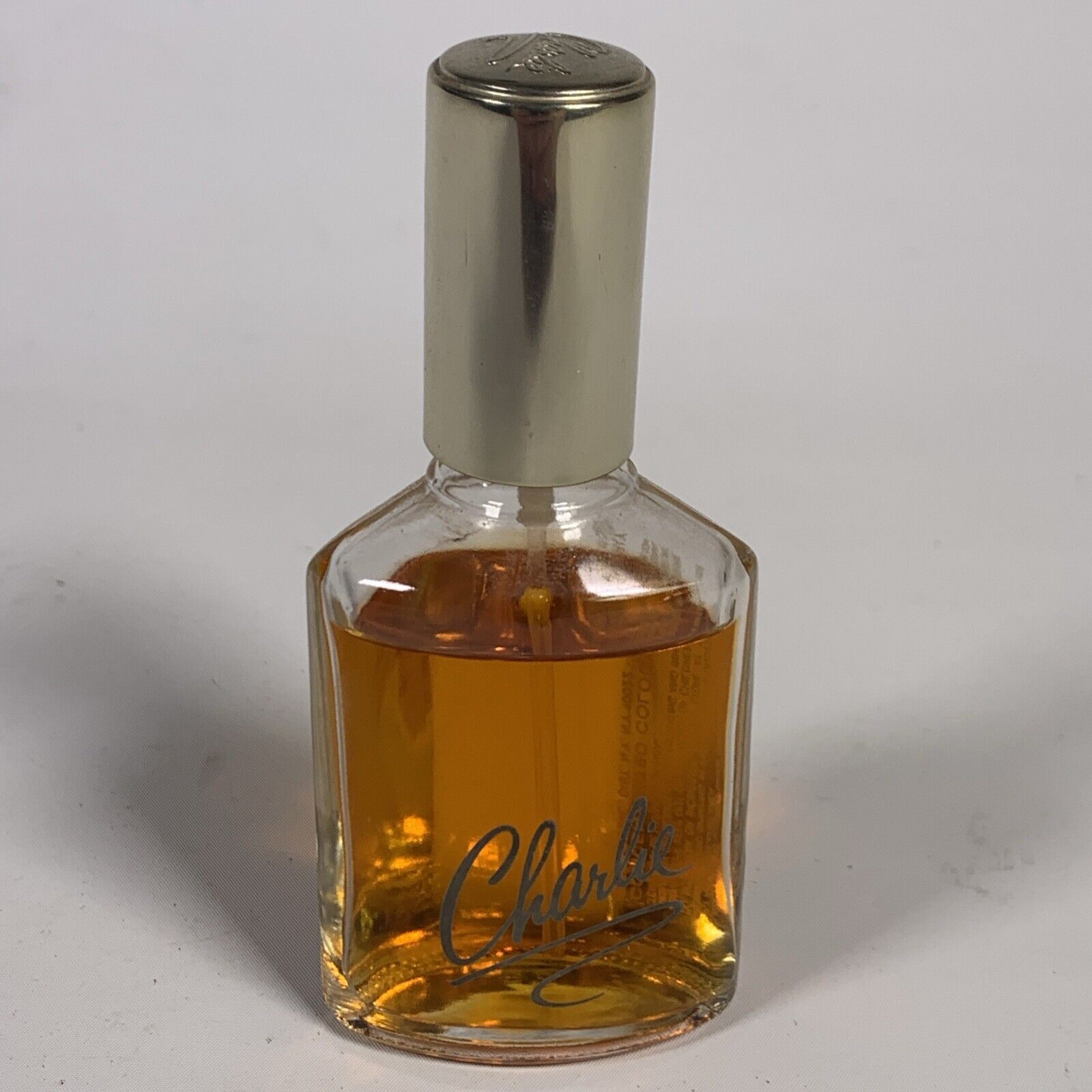 Vintage Charlie Perfume By Revlon 1.15 oz Concentrated Cologne Spray 90% Full