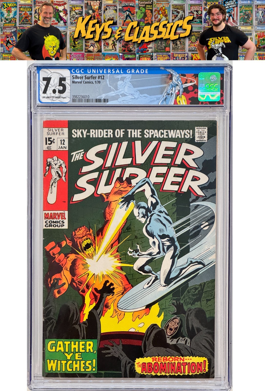 Silver Surfer (1968) #12 CGC 7.5 - 1st app. Warlock Prime and Sibyl Carruthers