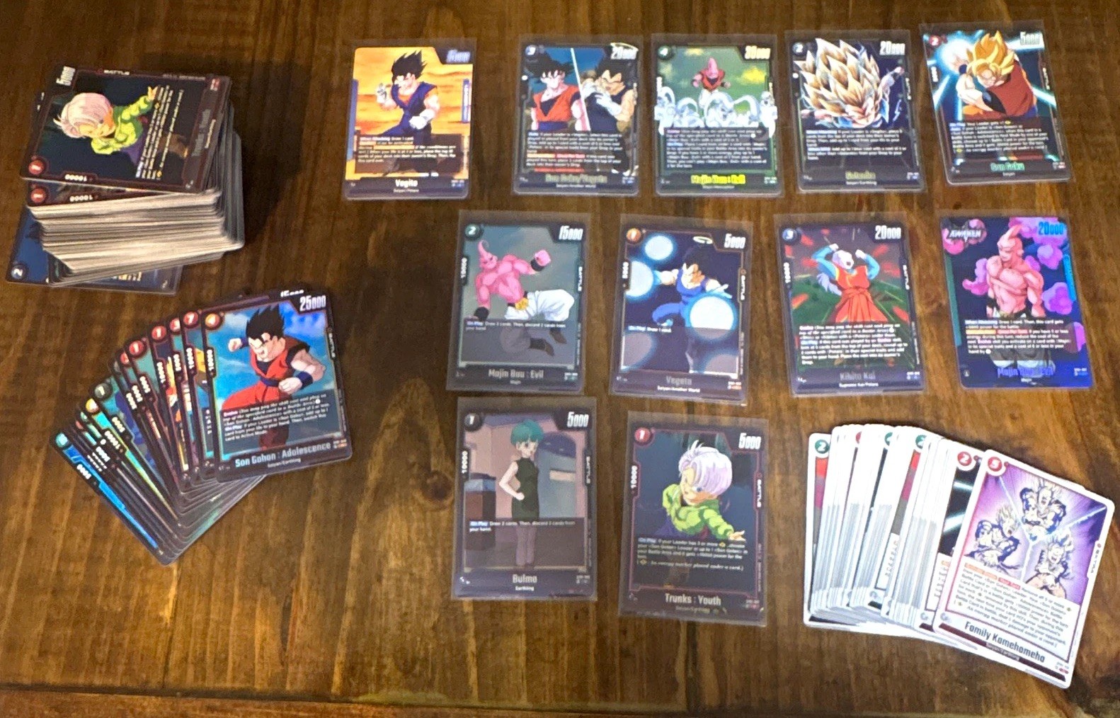 Bandai Dragonball ST-01 lot C/R/L Dragonball reverse SR’s and more NM/M 