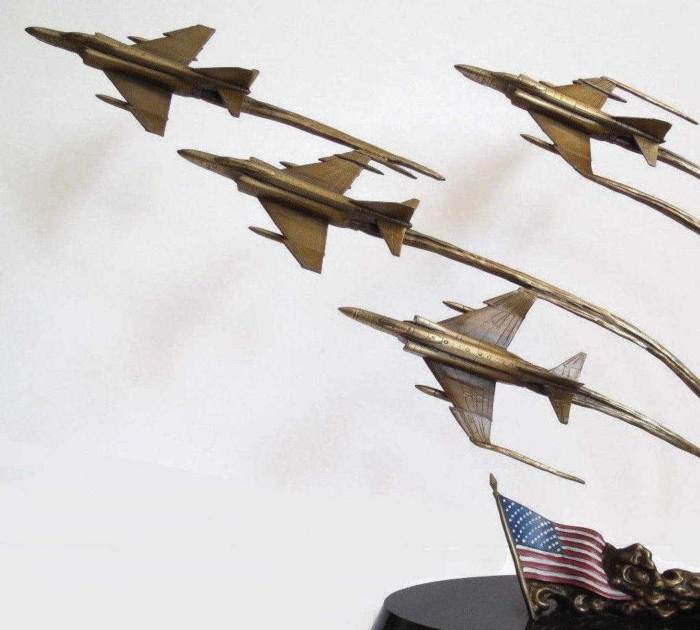 Post WW2 Plane F4 US AirPlane Model Vietnam War Era Navy Military AirForce AF Post WW2 Plane F4 US AirPlane Model Vietnam War Era Navy Military AirForce AF