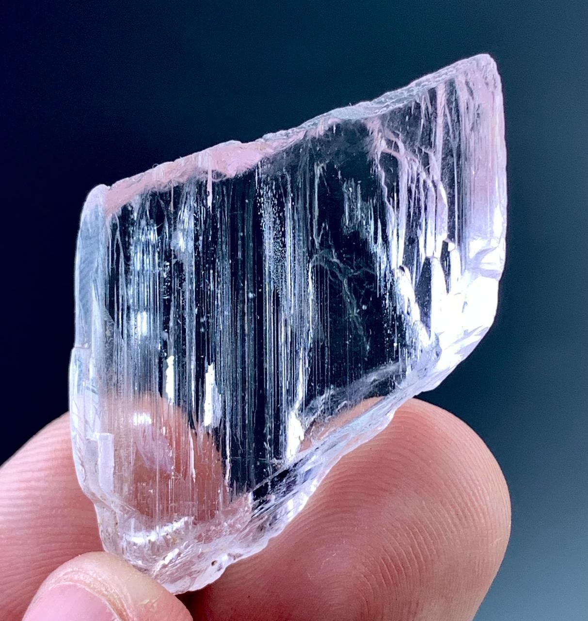 59 Carat Natural Pink kunzite Crystal Specimen From Afghanistan