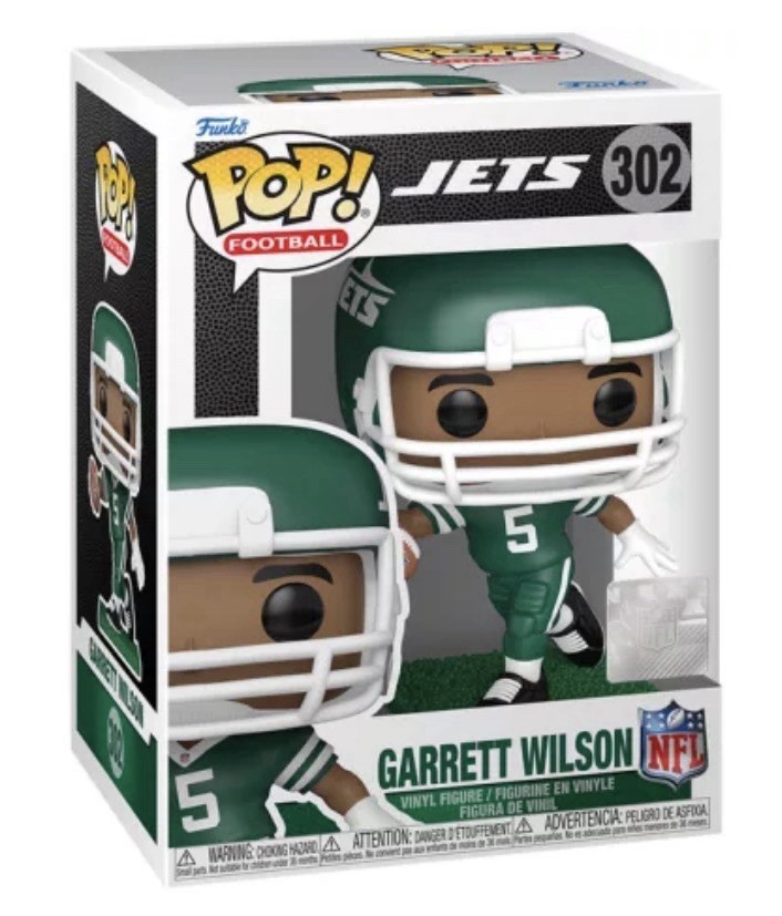 Funko Pop NFL New York Jets: Garrett Wilson #302 Vinyl Figure