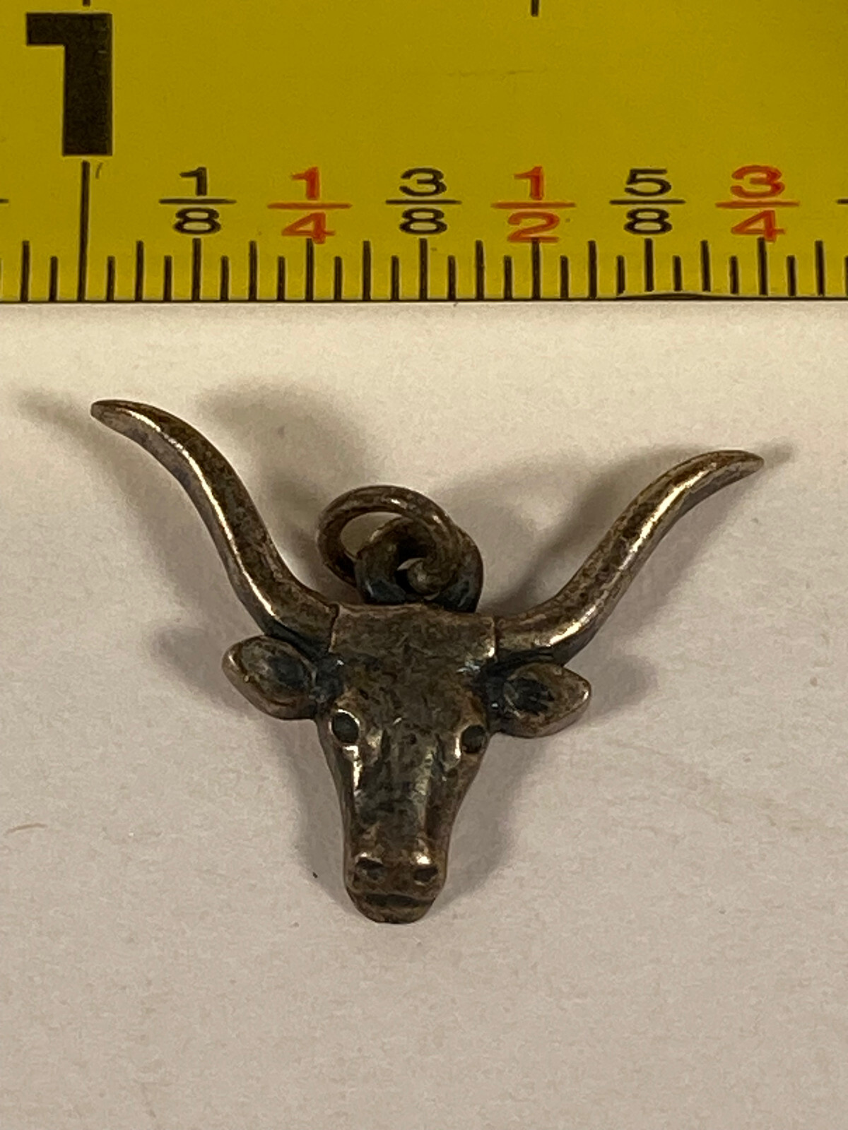 VTG James Avery Sterling Silver 925 Charm Bracelet 3D Texas Longhorn Retired VTG James Avery Sterling Silver 925 Charm Bracelet 3D Texas Longhorn Retired