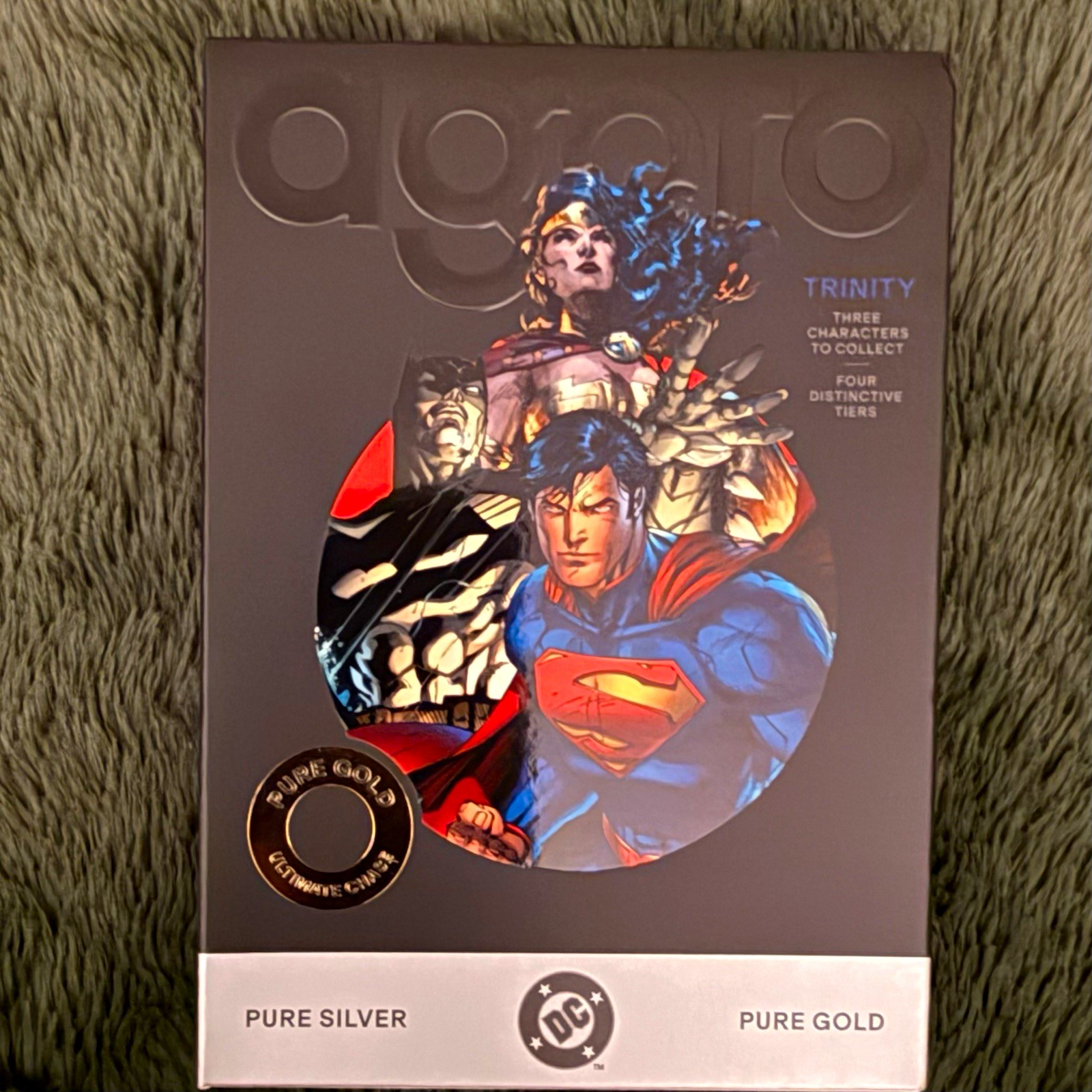agoro DC Trinity 2026 Blind Box Non-Sport Trading Card Batman Superman WW