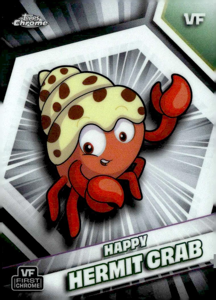 2026 Topps Chrome VeeFriends #90 Happy Hermit Crab 2026 Topps Chrome VeeFriends #90 Happy Hermit Crab