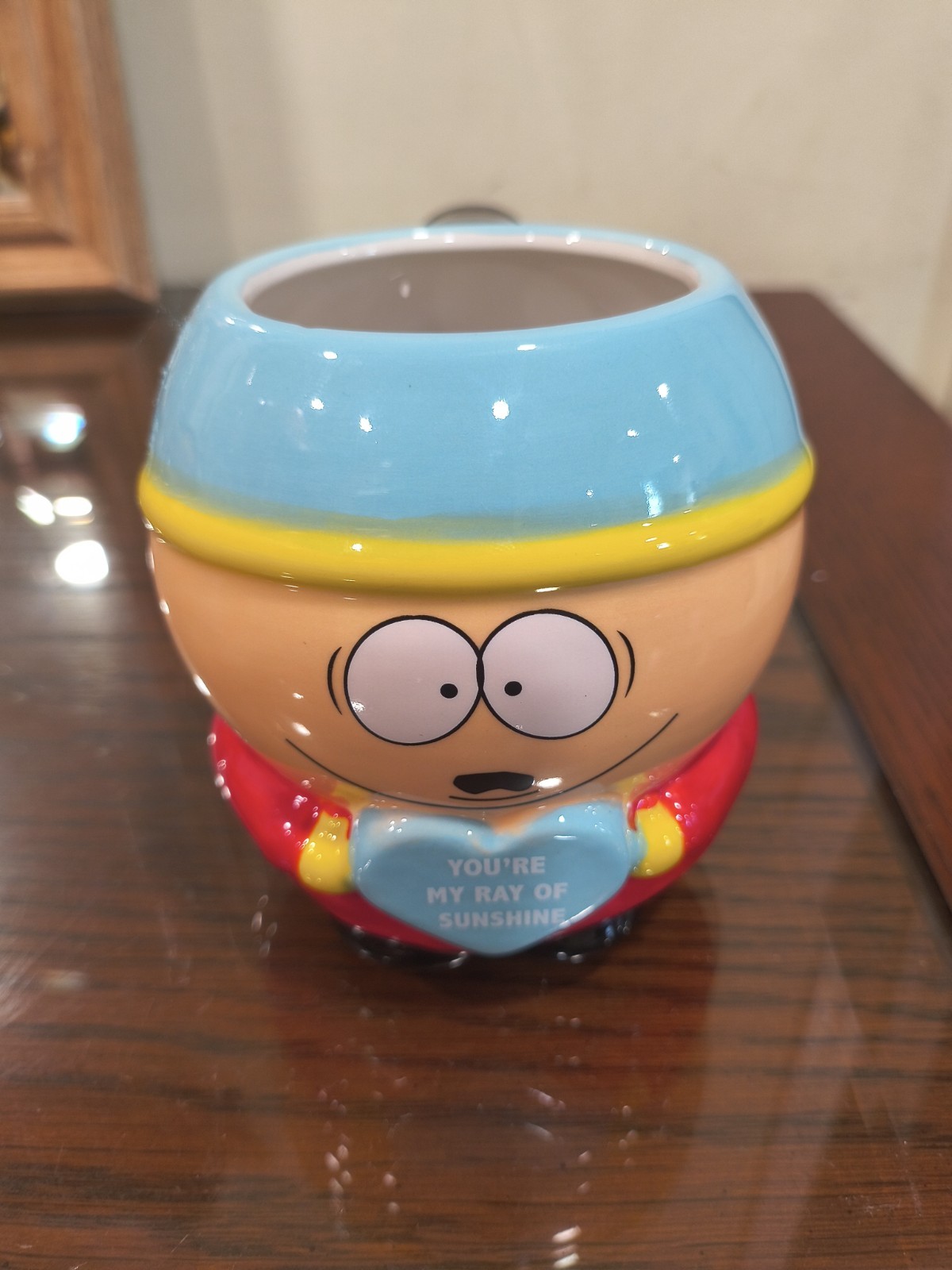 Rare South Park Valentine\'s Day Cartman Ceramic Mug Ray of Sunshine 13.5oz Zak