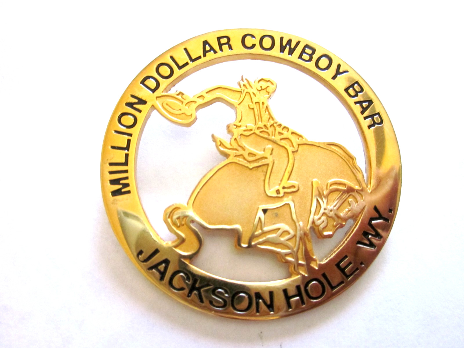 Million Dollar Cowboy Bar Jackson Bar WY Metal Refrigerator Magnet Collectible