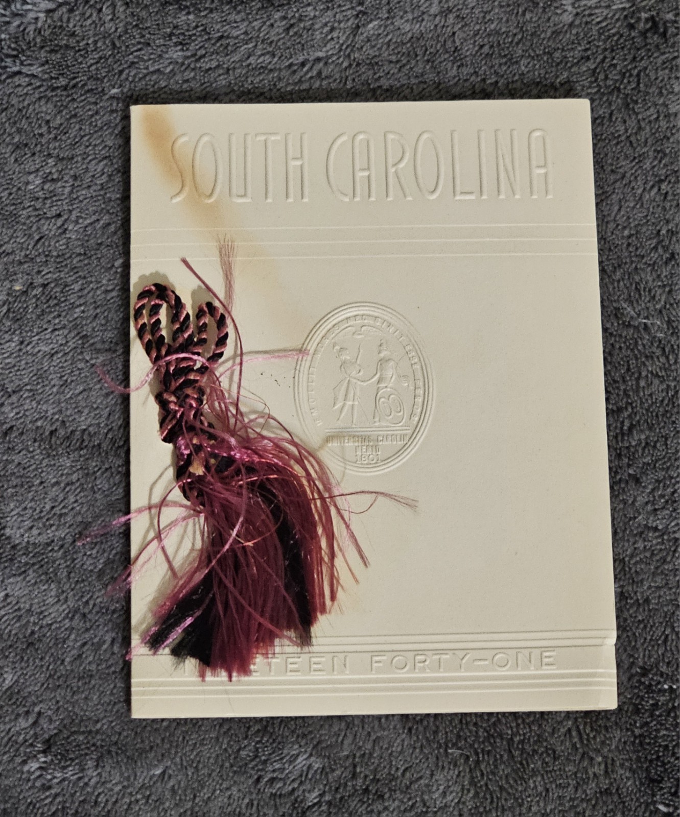 Vintage 1941 University Of South Carolina Commencement Program Booklet Gamecocks