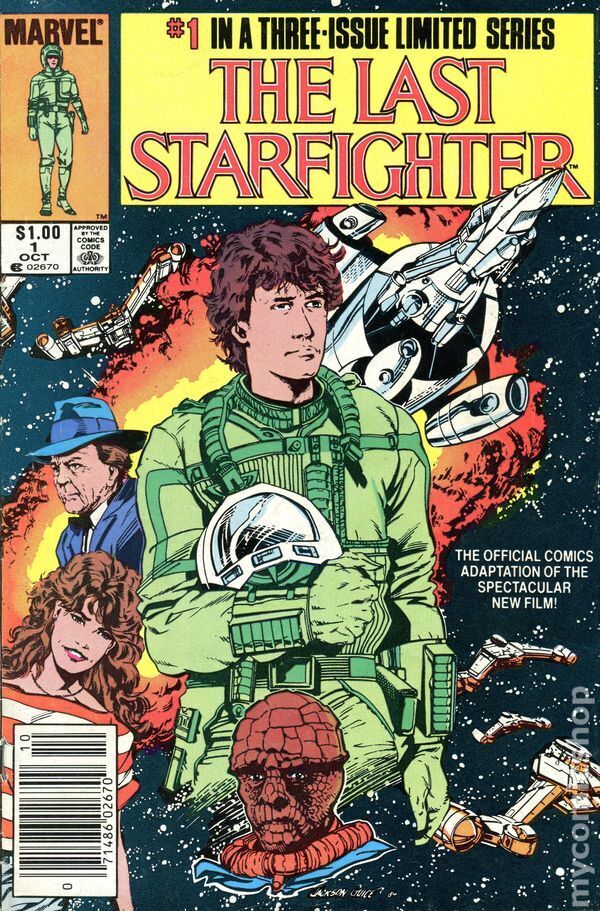 Last Starfighter Canadian Price Variant #1 FN+ 6.5 1984 Stock Image
