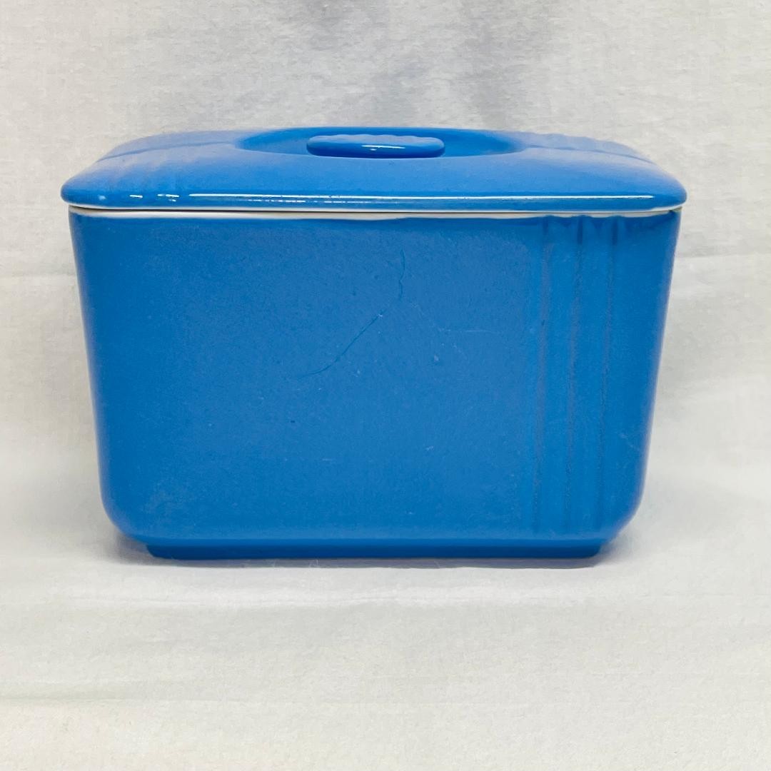 VTG 1940\'s Westinghouse Hall China Co Refrigerator Cannister Lid  4\