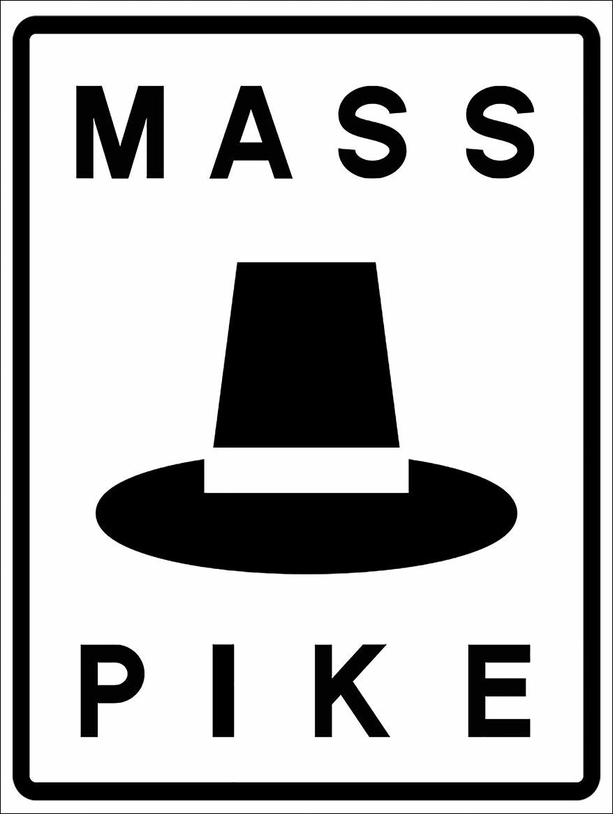 MASS PIKE PILGRIMS HAT LOGO 16\