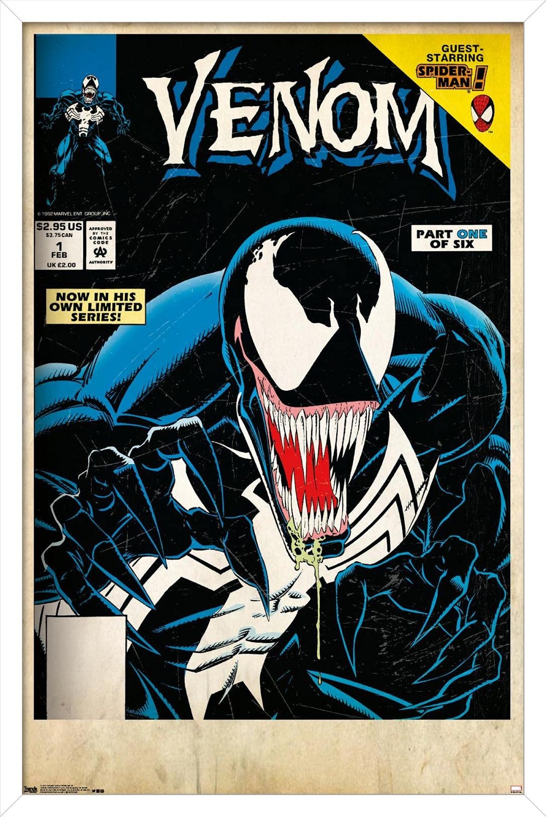 Trends International Marvel Venom Lethal Protector #1 Poster 22.375x34 White