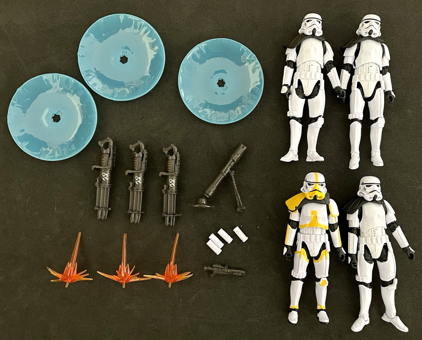 Hasbro Star Wars Vintage Collection TVC Deluxe Stormtrooper Figure Lot of 4 3.75