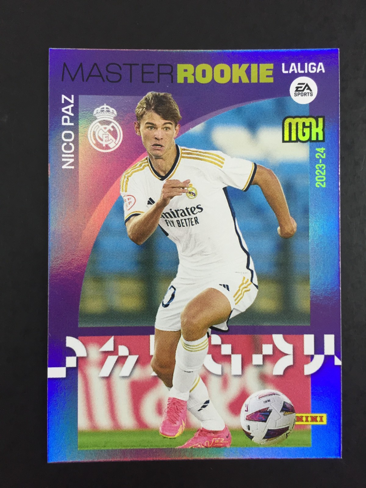 Nico Paz Rookie RC Card Panini La Liga 2023 2024 24 Megacracks #514 / Master