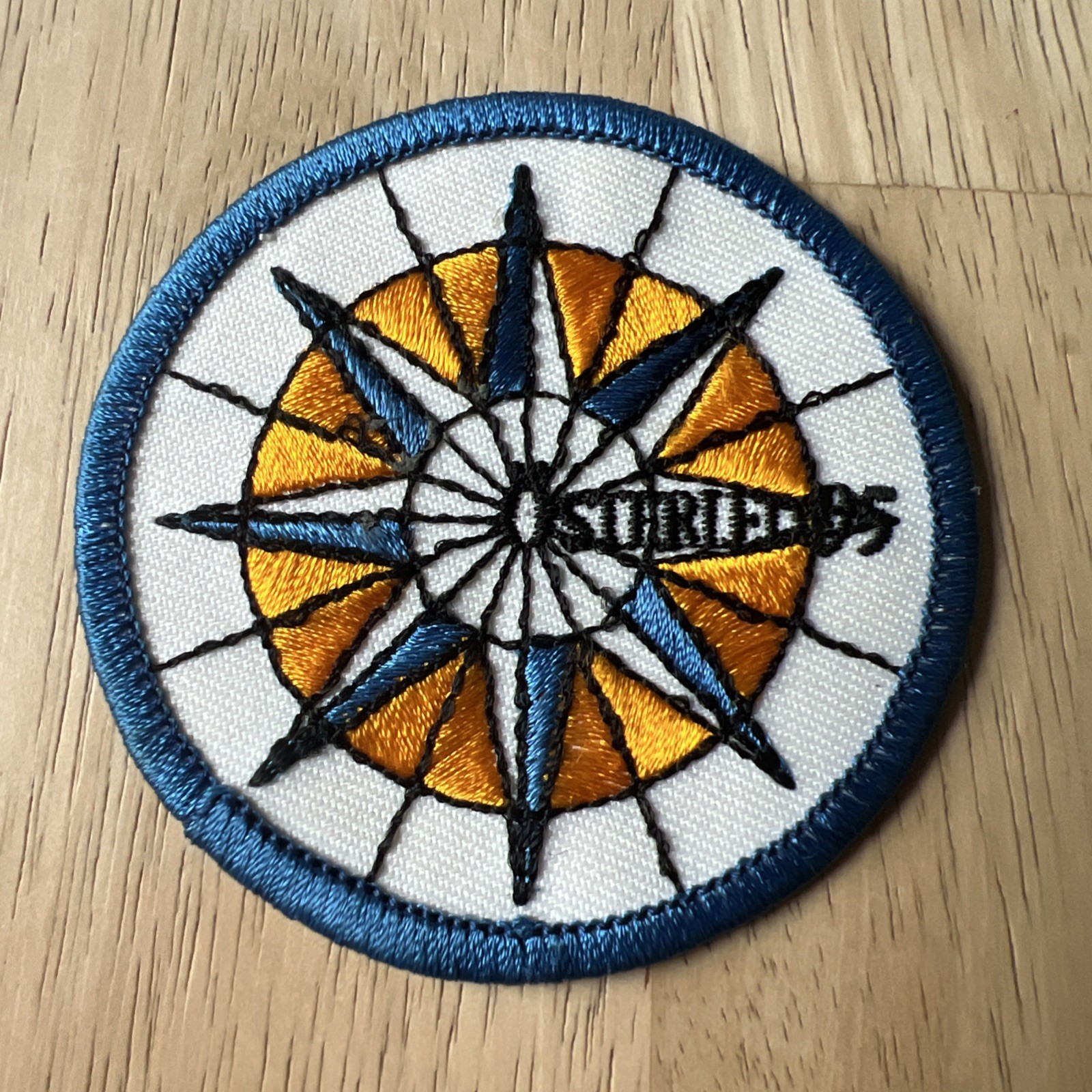 Vintage 1995 Sweden Scout Camp Patch - SURIED 95 Compass Rose Badge Mera Marken 
