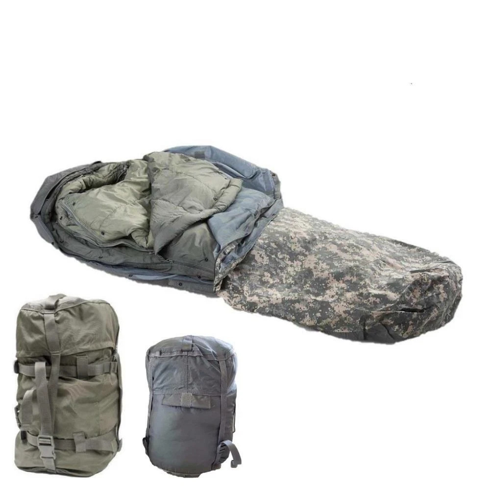 USGI MSS Modular Sleep System 5 Piece ACU Good Condition Bags.