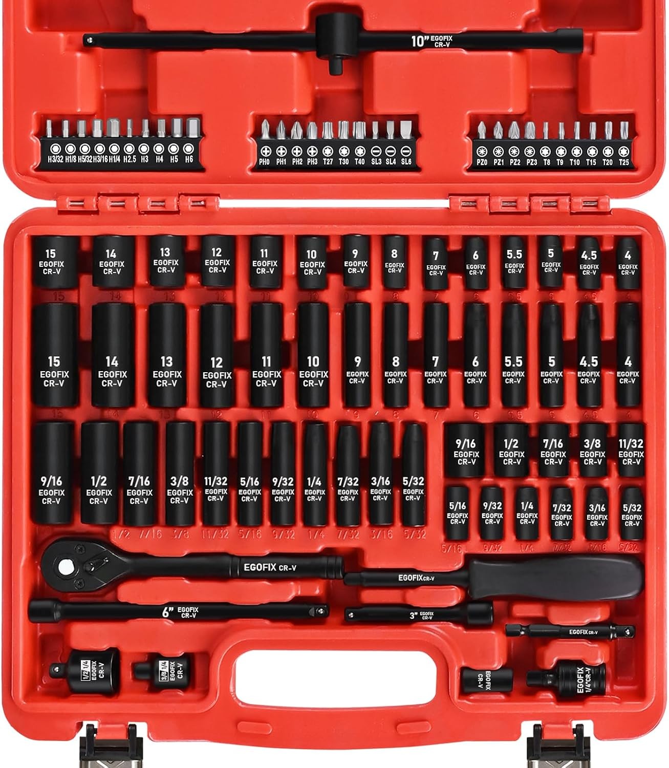 90PC Impact Socket Set 1/4\