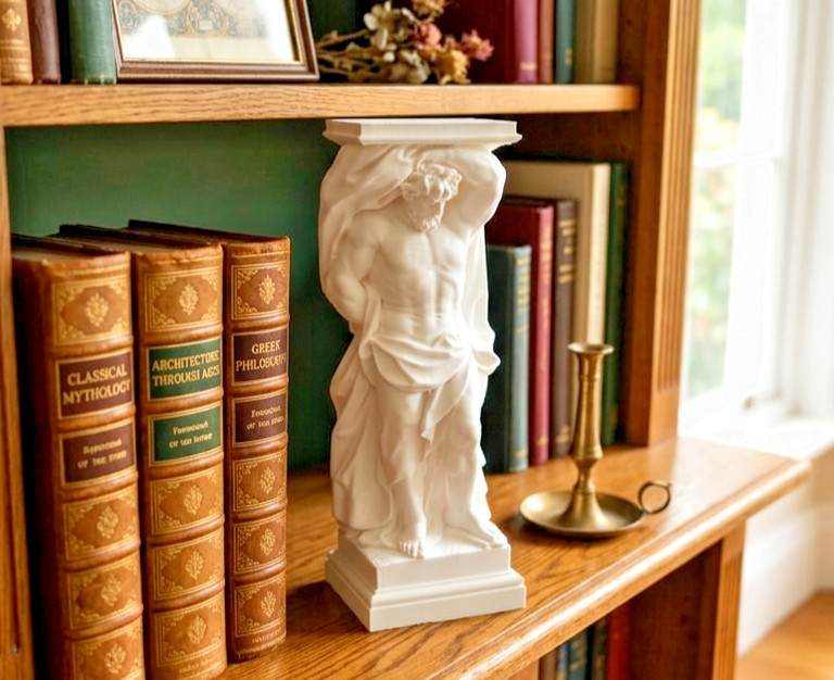 Atlas Greek Mythology Statue Figurine 9.5