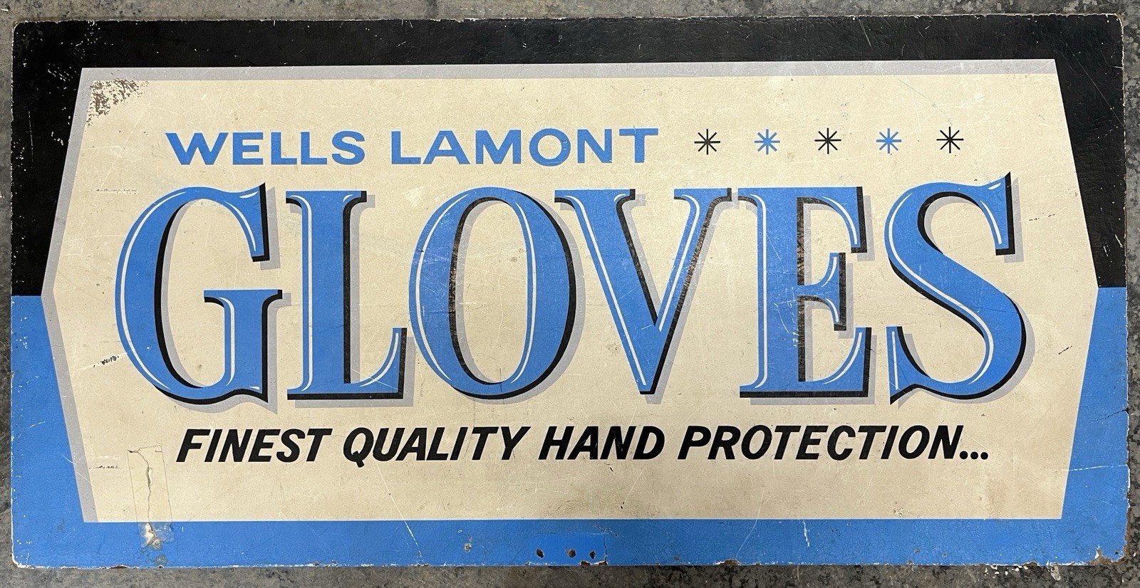 1940’s Wells Lamont Advertising Sign 