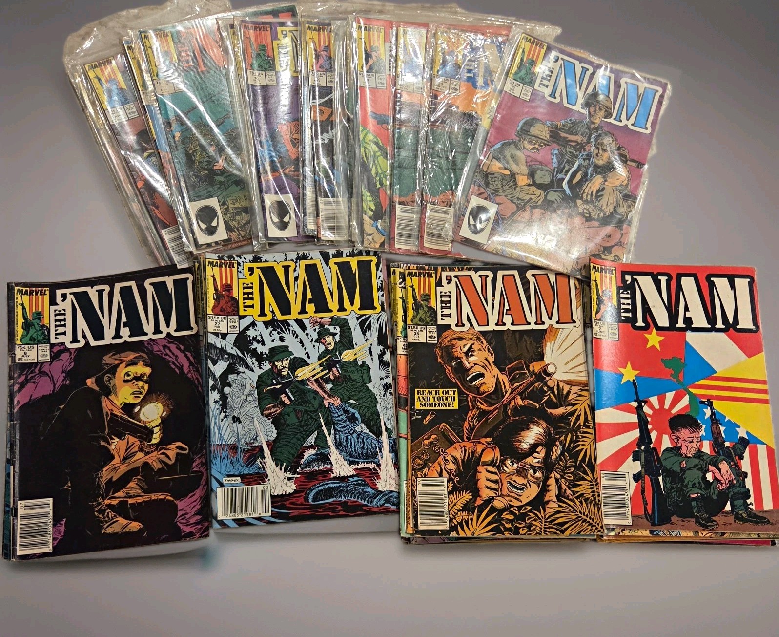 The \'Nam Comic Lot 53 Issues Marvel 1986-1993 Vietnam War Series