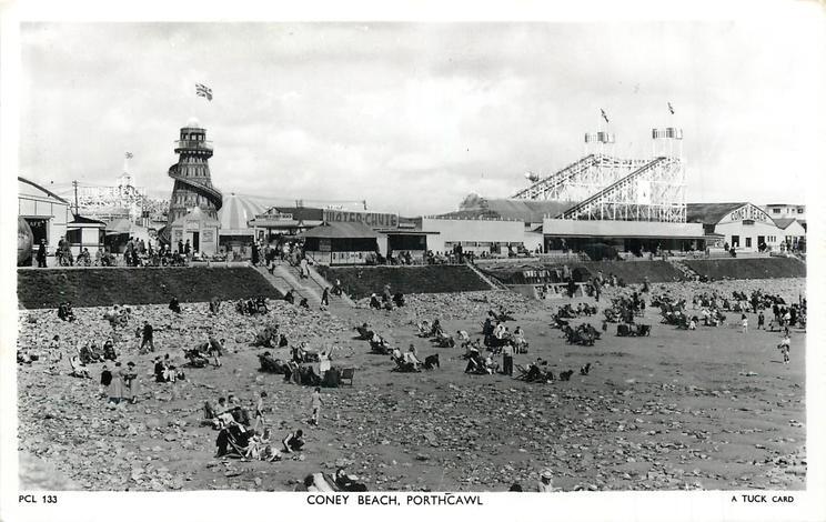 Porthcawl Wales Coney Beach OLD PHOTO Porthcawl Wales Coney Beach OLD PHOTO