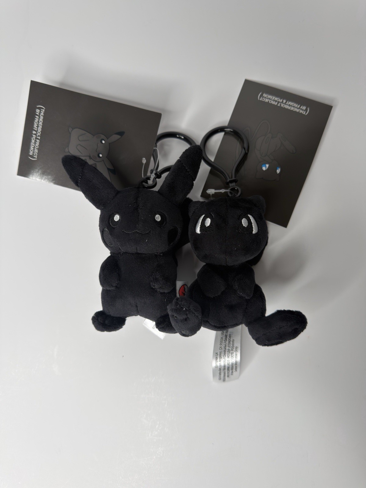Fragment x Pokémon Pikachu & Mew Plush Keychain 2026 ComplexCon In Hand