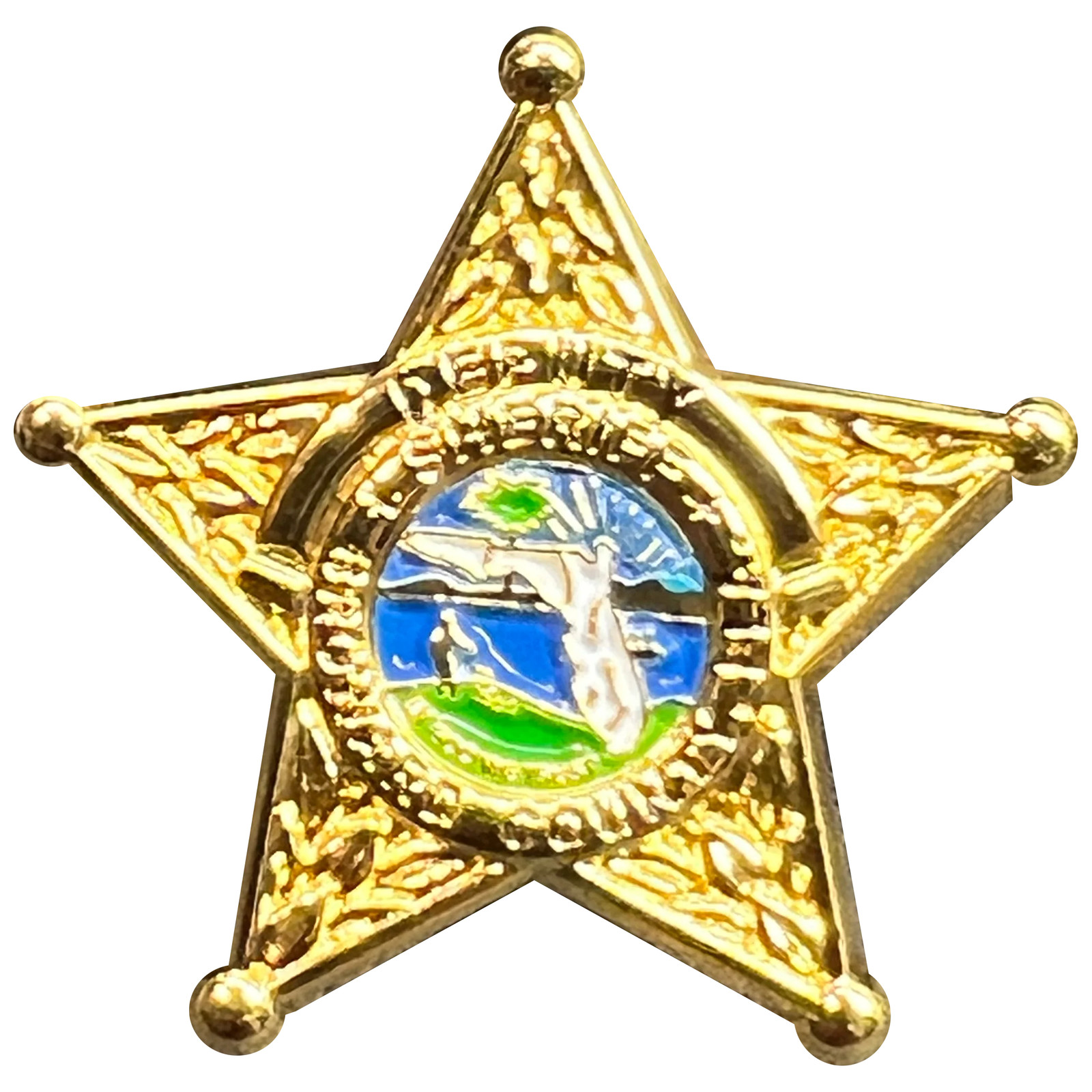 PBX-009-B BSO Deputy Sheriff Broward Sheriff\'s Office Police Lapel Pin Broward C